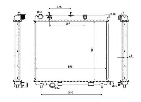 Радиатор охлаждения NRF