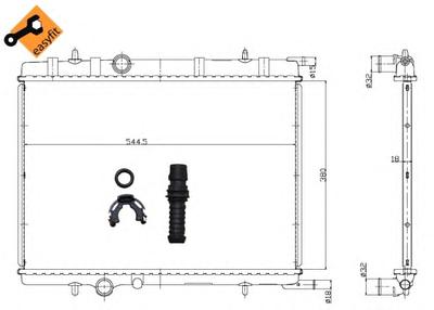 Радиатор охлаждения NRF 58304