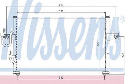 Конденсатор, кондиционер NISSENS 94395