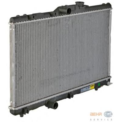 Радиатор, охлаждение двигателя HELLA