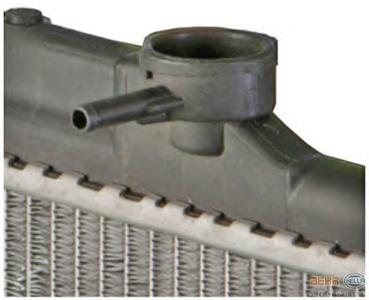 Радиатор, охлаждение двигателя HELLA