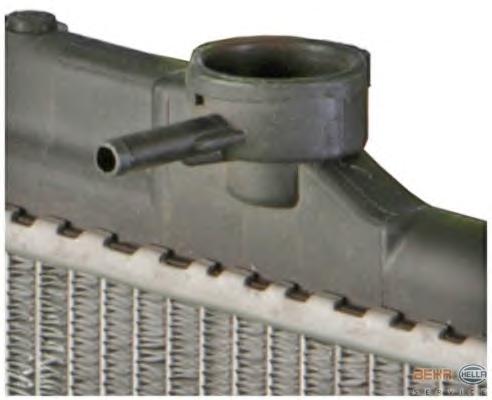 Радиатор, охлаждение двигателя HELLA