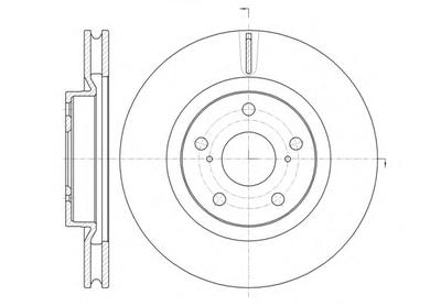 Тормозной диск ROADHOUSE 6125910