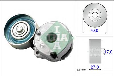 Натяжная планка, поликлиновой ремень INA 534 0442 10