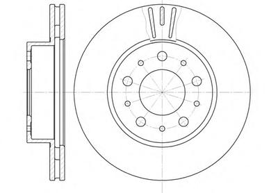 Тормозной диск ROADHOUSE 623110