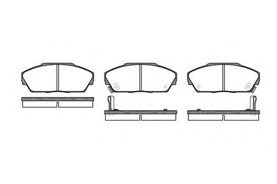 Комплект тормозных колодок, дисковый тормоз ROADHOUSE 223702