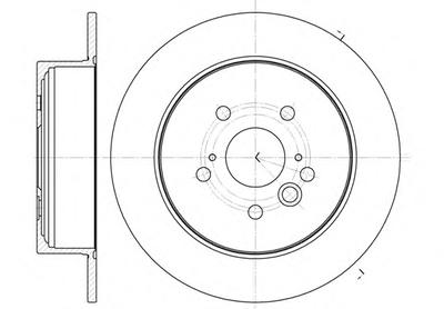 Тормозной диск ROADHOUSE 6108900