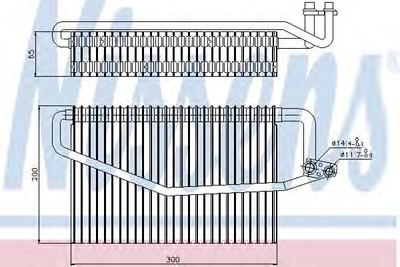 Испаритель, кондиционер NISSENS 92173