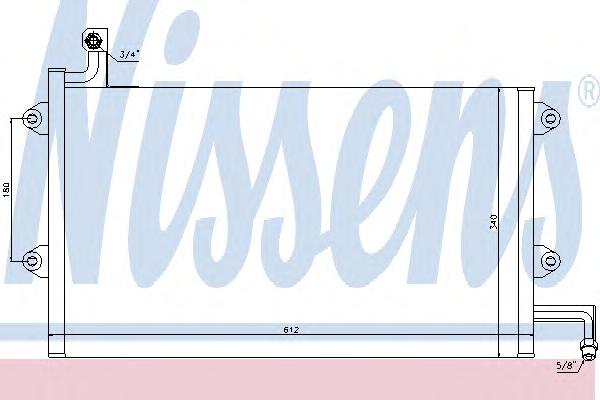 Конденсатор, кондиционер NISSENS