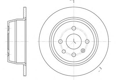 Тормозной диск ROADHOUSE 620700