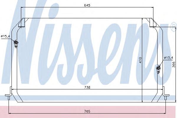 Конденсатор, кондиционер NISSENS