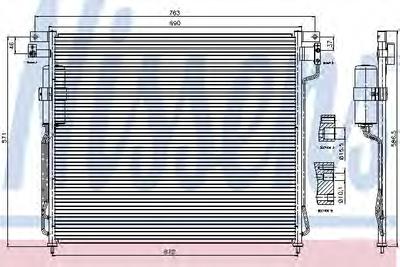 Конденсатор, кондиционер NISSENS 94879