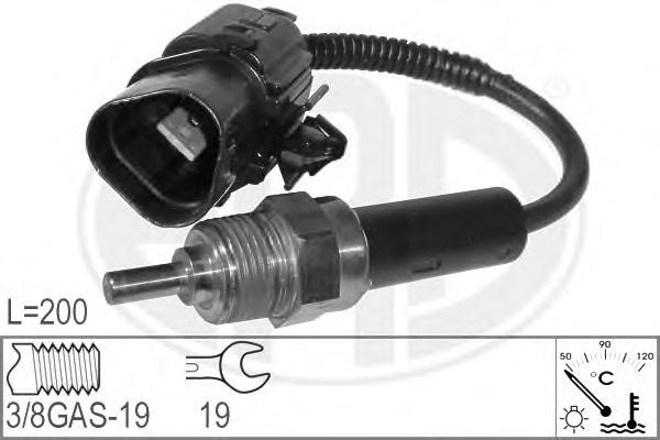 Датчик, температура охлаждающей жидкости ERA