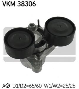 Натяжной ролик, поликлиновой  ремень SKF VKM 38306