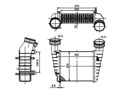 Интеркулер NRF 30138A