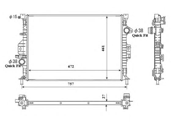 Радиатор охлаждения NRF