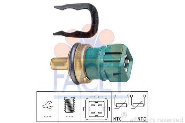 Датчик, температура масла FACET
