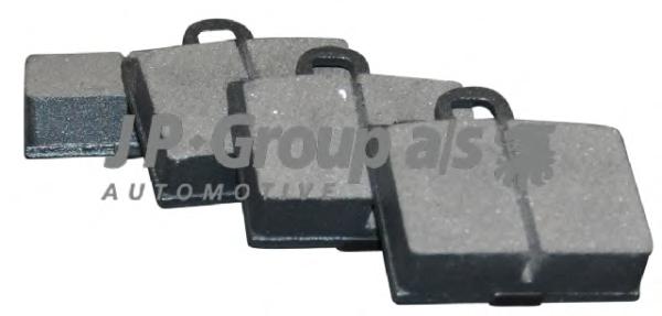 Комплект тормозных колодок, дисковый тормоз JP GROUP