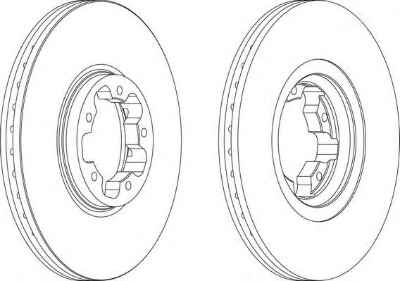 Тормозной диск FERODO