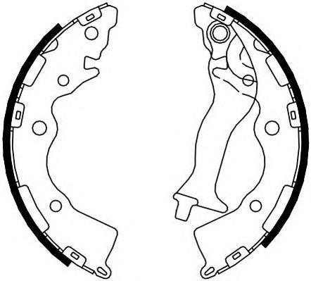 Комплект тормозных колодок FERODO