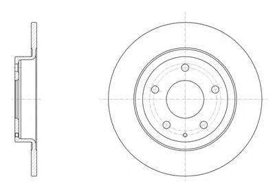 Тормозной диск ROADHOUSE 6151900