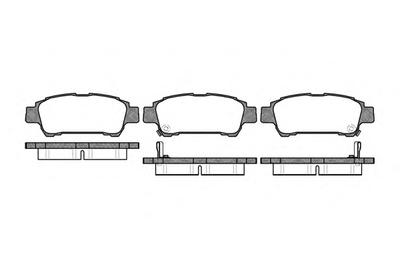 Комплект тормозных колодок, дисковый тормоз ROADHOUSE 282002