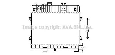 Радиатор, охлаждение двигателя AVA QUALITY COOLING BW 2031