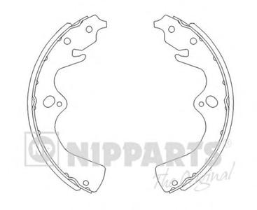 Комплект тормозных колодок NIPPARTS J3500307