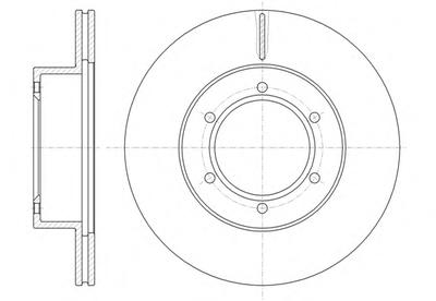 Тормозной диск ROADHOUSE 649710