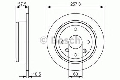 Тормозной диск BOSCH 0 986 479 S08