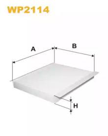 Фильтр салона WIX FILTERS WP2114