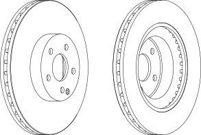 Тормозной диск FERODO