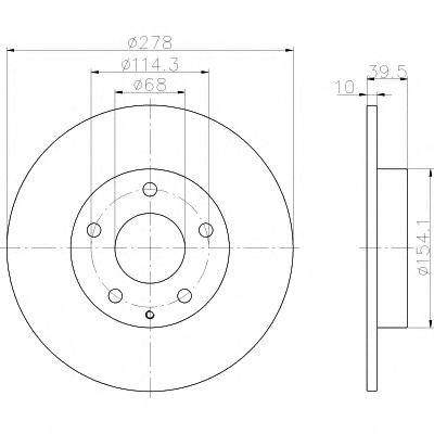 Тормозной диск TEXTAR