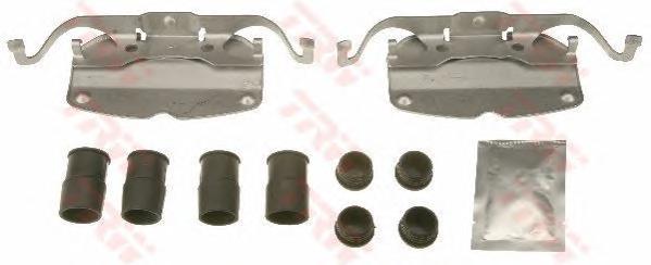Комплектующие, колодки дискового тормоза TRW