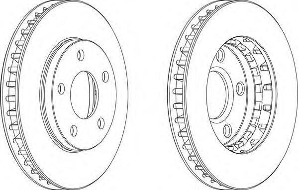 Тормозной диск FERODO
