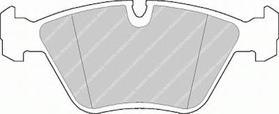 Комплект тормозных колодок, дисковый тормоз FERODO FDB577