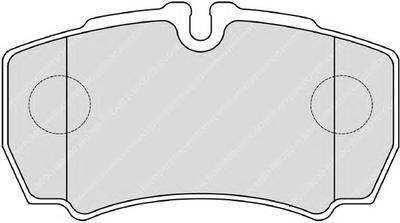 Комплект тормозных колодок, дисковый тормоз FERODO FVR4140