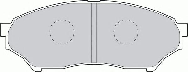 Комплект тормозных колодок, дисковый тормоз FERODO