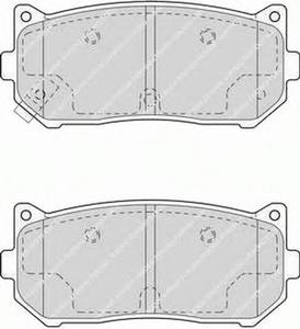 Комплект тормозных колодок, дисковый тормоз FERODO FDB1569