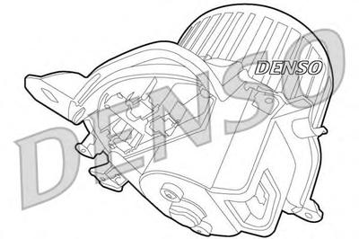 Вентилятор салона DENSO DEA01012