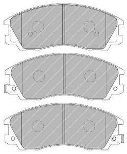 Комплект тормозных колодок, дисковый тормоз FERODO FDB1670