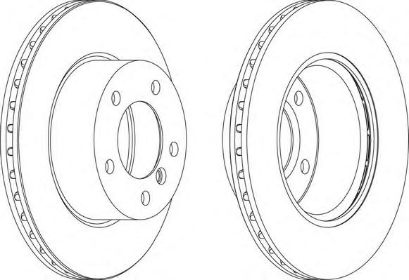 Тормозной диск FERODO