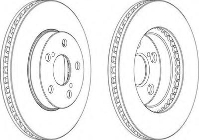 Тормозной диск FERODO DDF992
