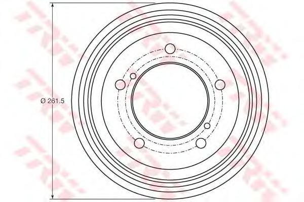 Тормозной барабан TRW
