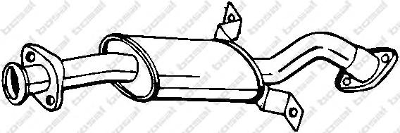 Средний глушитель выхлопных газов BOSAL