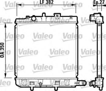 Радиатор охлаждения VALEO 732726