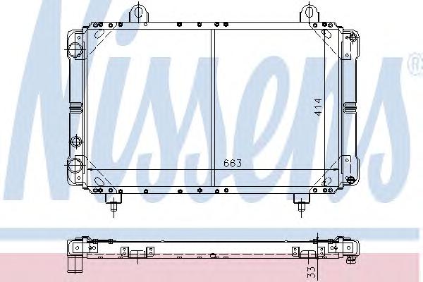Радиатор охлаждения NISSENS