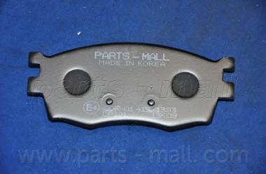 Комплект тормозных колодок, дисковый тормоз PARTS-MALL