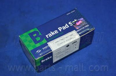 Комплект тормозных колодок, дисковый тормоз PARTS-MALL PKA-E09