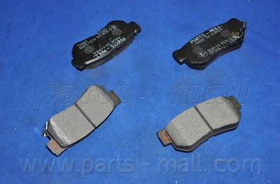 Комплект тормозных колодок, дисковый тормоз PARTS-MALL